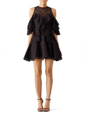 Acler Upton Off Shoulder Mini Dress